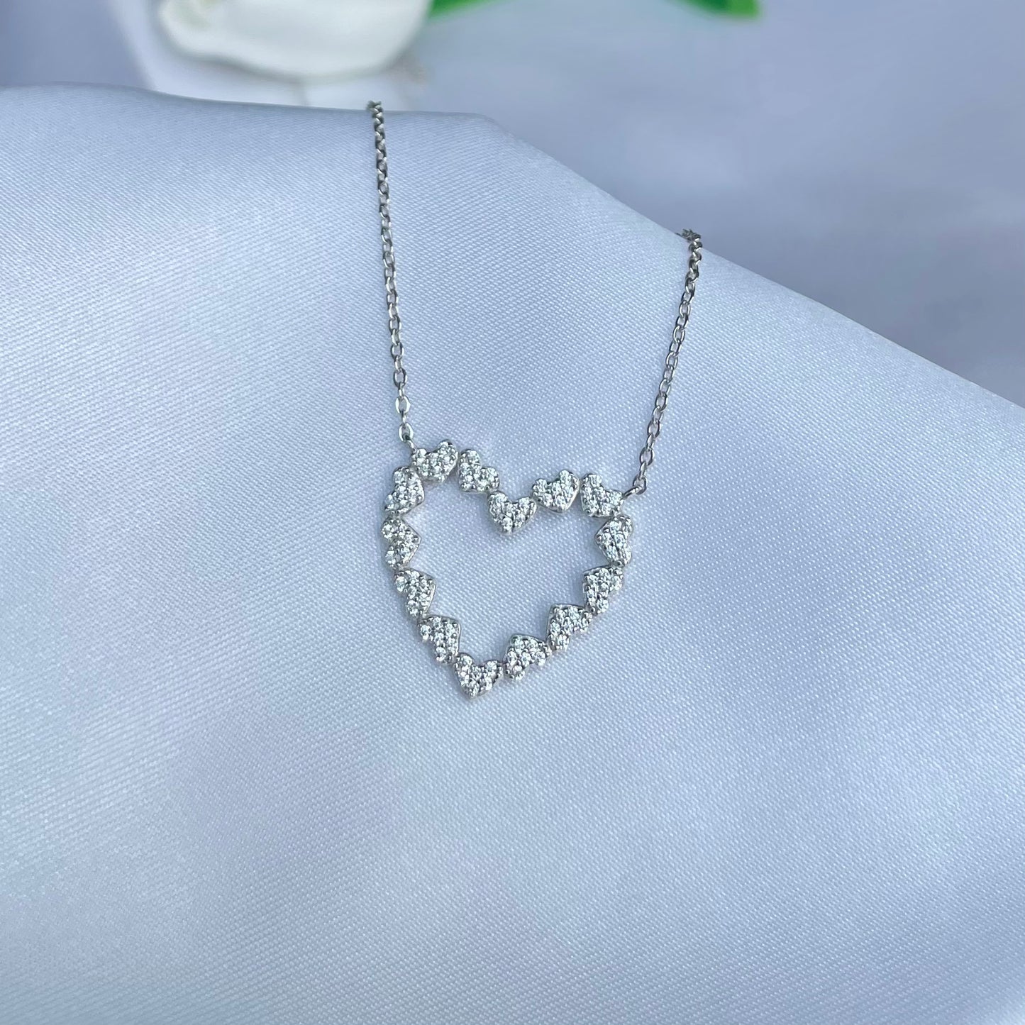 "ENDLESS LOVE" SILVER/GOLD NECKLACE