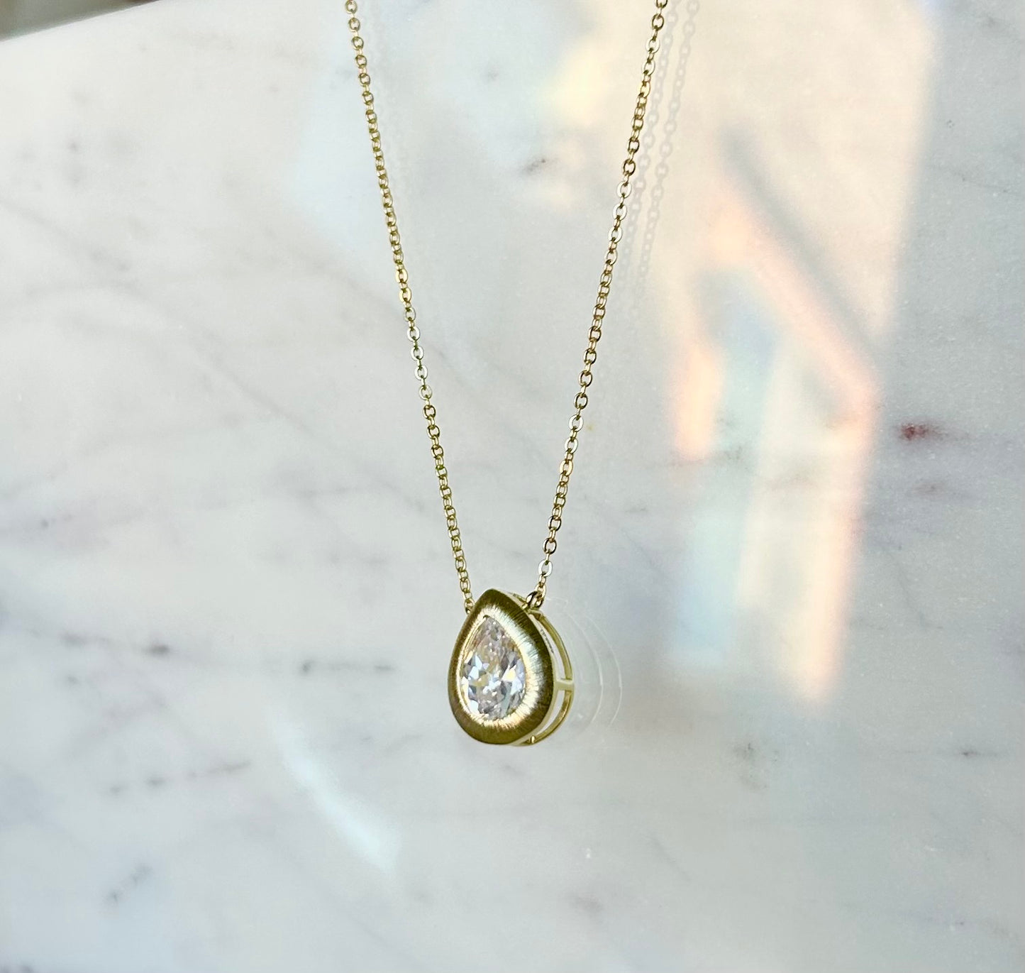 "COMPROMISE" GOLD NECKLACE