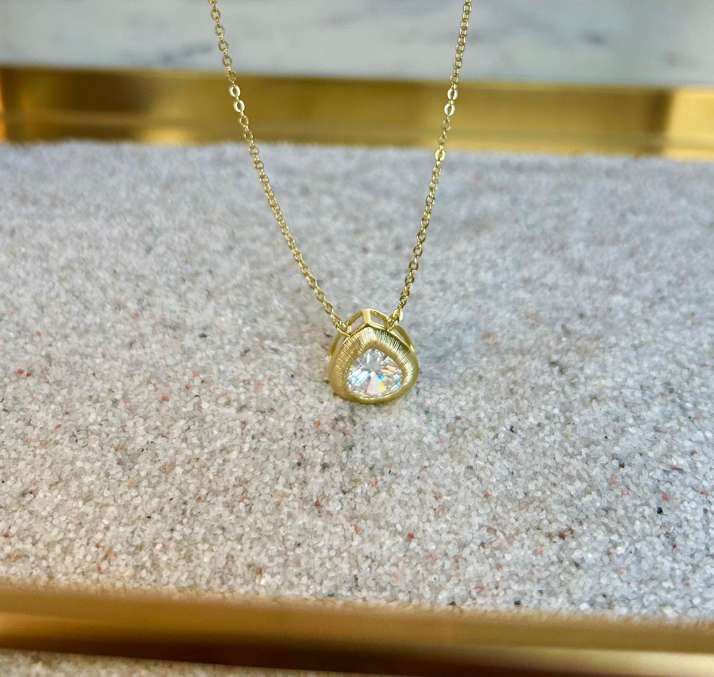 "COMPROMISE" GOLD NECKLACE