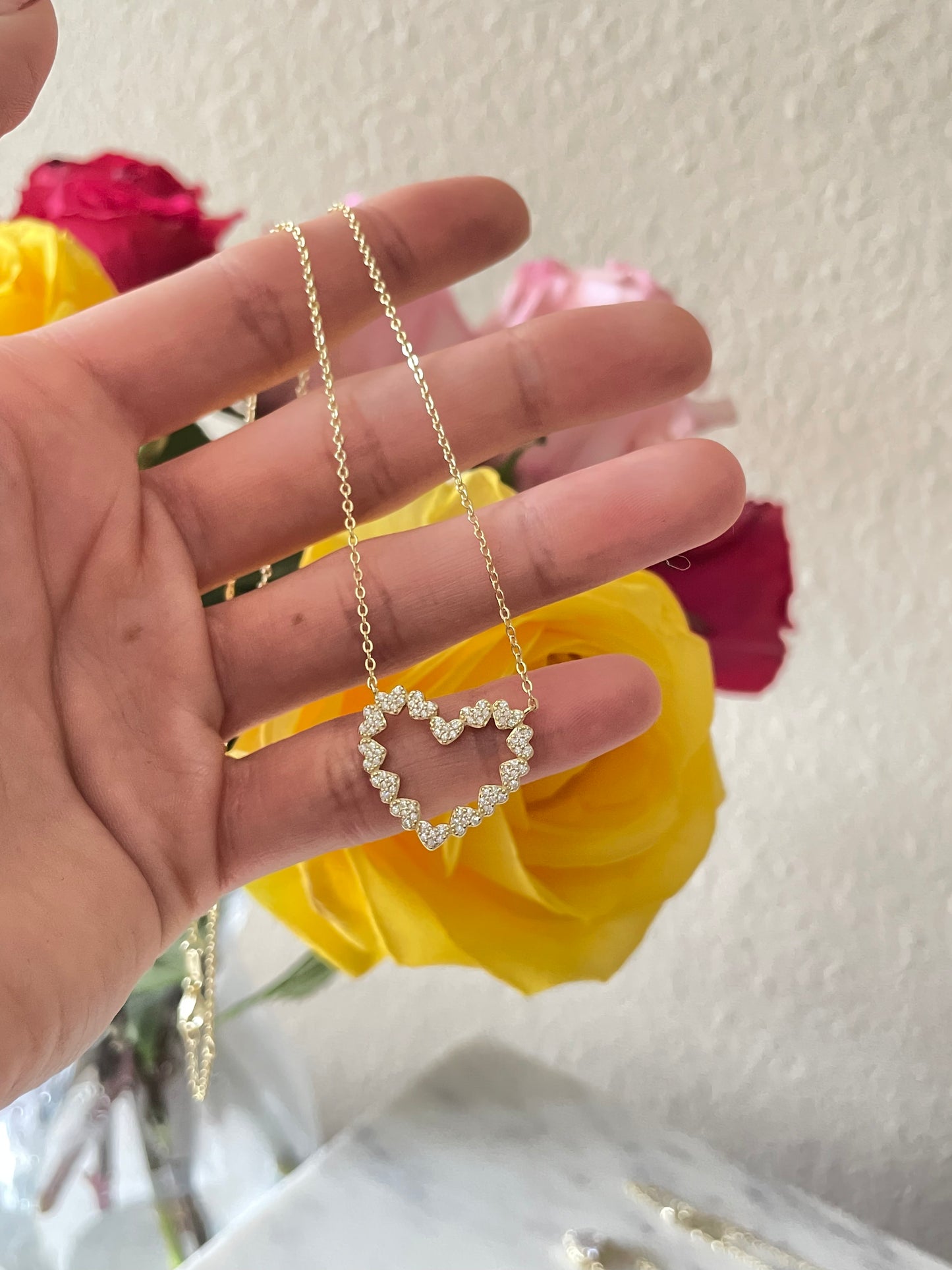 "ENDLESS LOVE" SILVER/GOLD NECKLACE