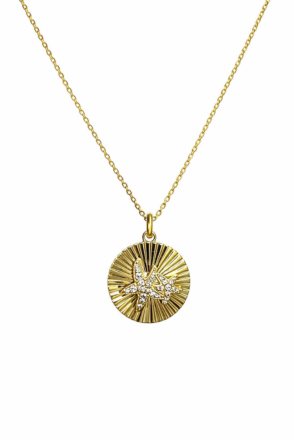 "OCEAN KISS" GOLD NECKLACE