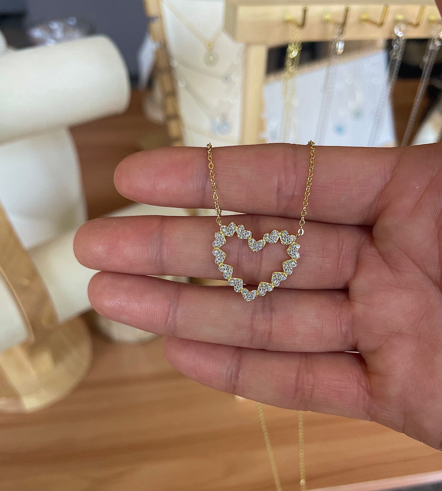 "ENDLESS LOVE" SILVER/GOLD NECKLACE