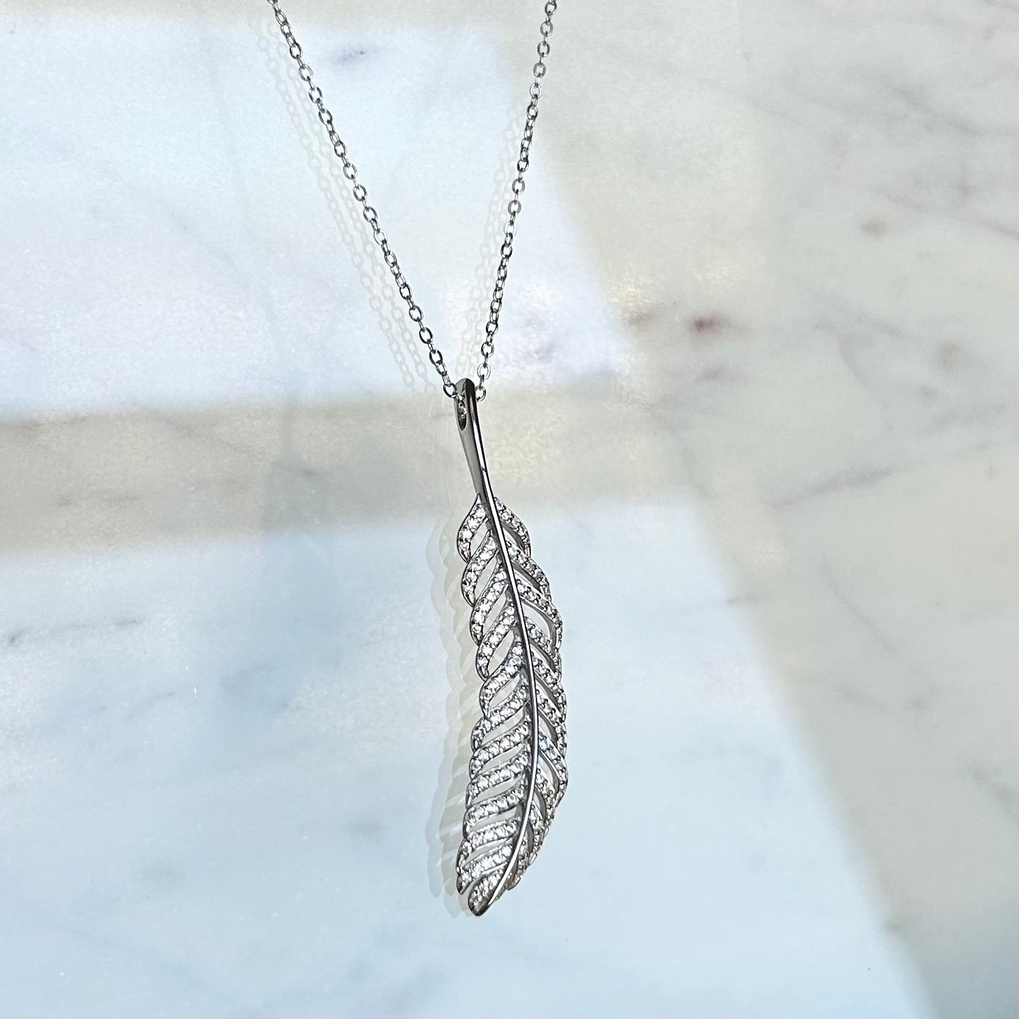 "BREAKTHROUGH" SILVER NECKLACE