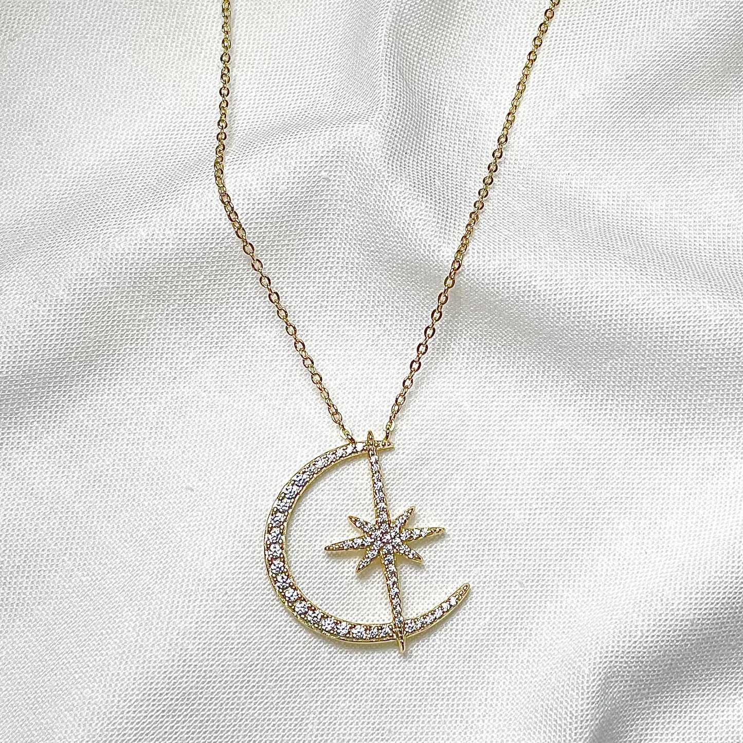 "STARLIGHT” SILVER/GOLD NECKLACE