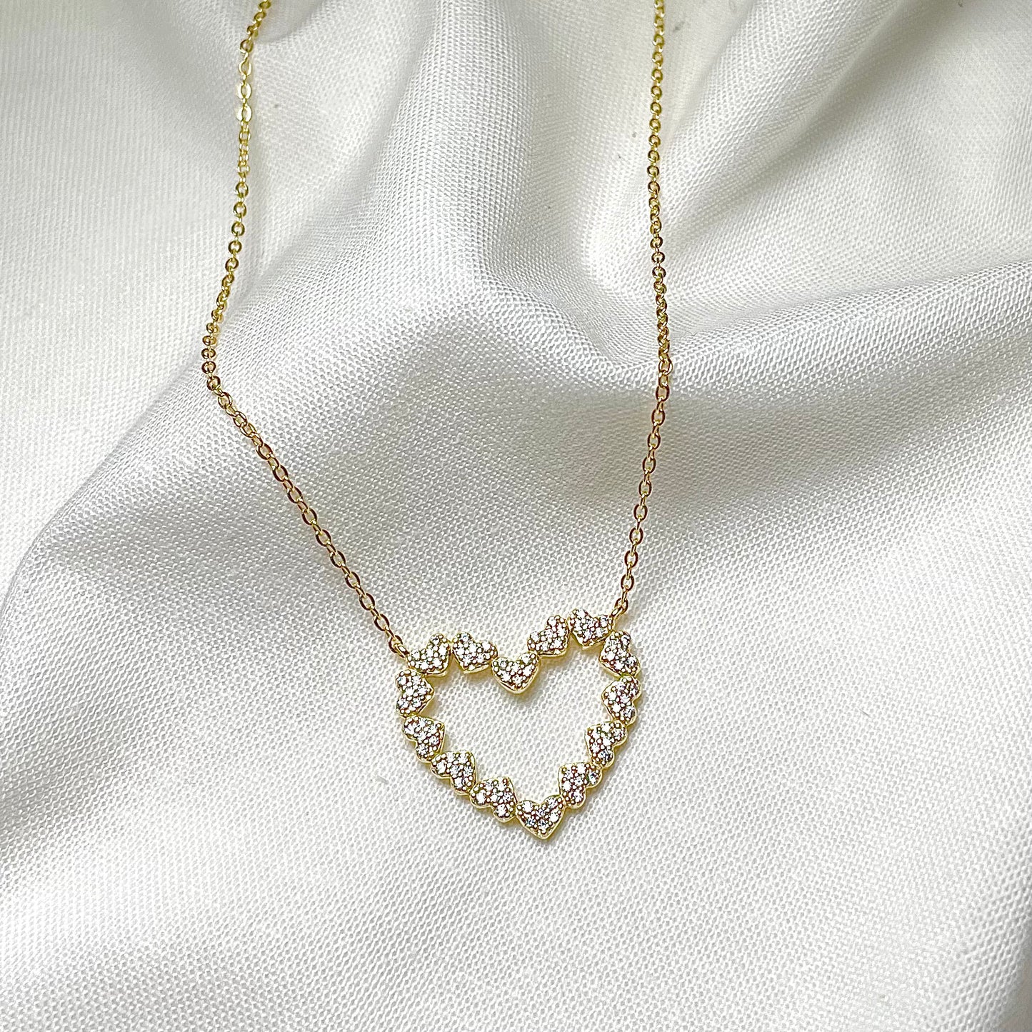 "ENLESS LOVE" SILVER/GOLD NECKLACE