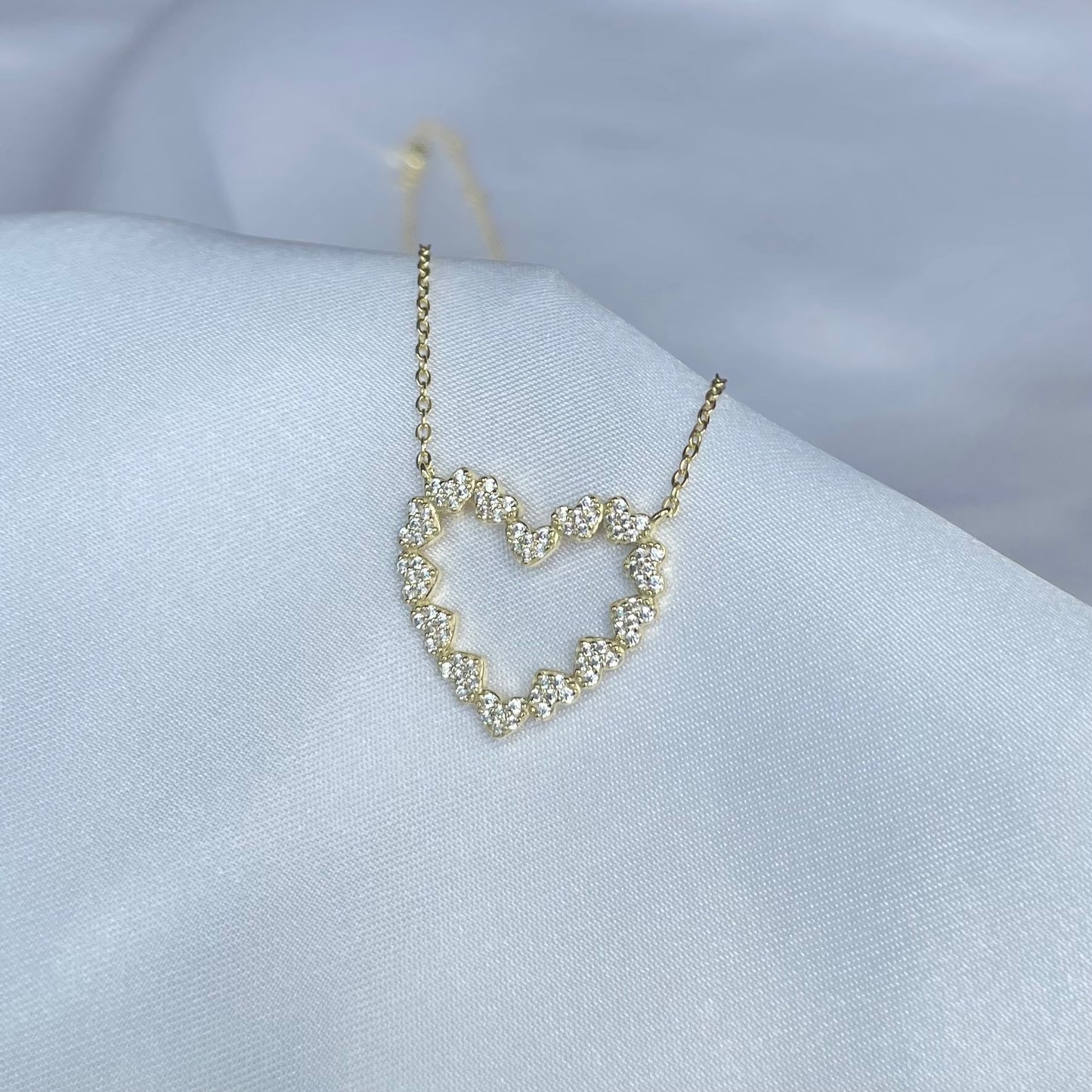 "ENLESS LOVE" SILVER/GOLD NECKLACE