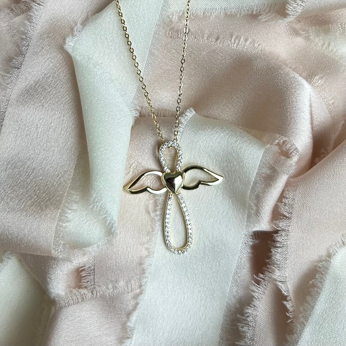 "GOLDEN ANGEL" GOLD NECKLACE