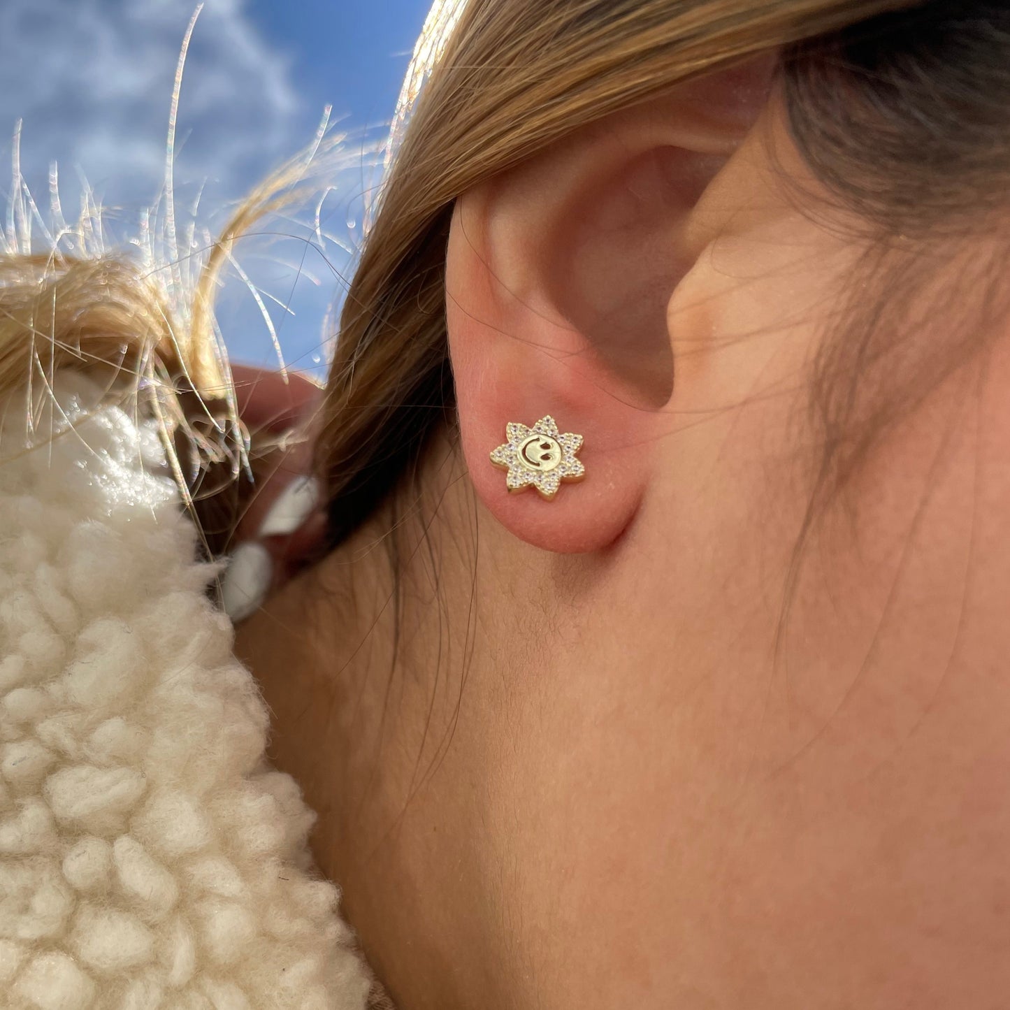 "SUNSHINE" SILVER/GOLD EARRINGS